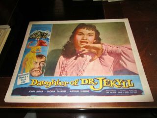 Daughter Of Dr.  Jekyll,  Lobby Card 5 John Agar,  Gloria Talbott