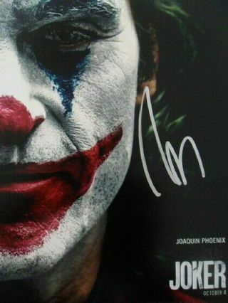 Joaquin Phoenix Joker Signed 8x10 Photo Picture Autographed Pic