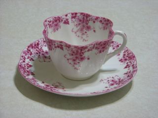 Shelley Dainty Pink Cup & Saucer -