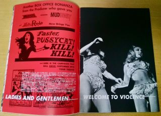 Rare Russ Meyer - Faster Pussycat Kill Kill 1995 Japan only Book 2