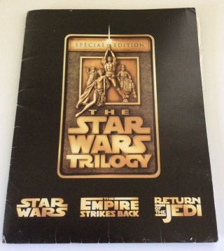 1997 Star Wars Trilogy Special Edition Press Kit With Media Slides