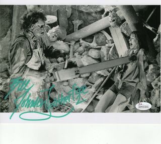 Bill Johnson Autograph 8x10 Photo Texas Chainsaw Massacre Signed Jsa