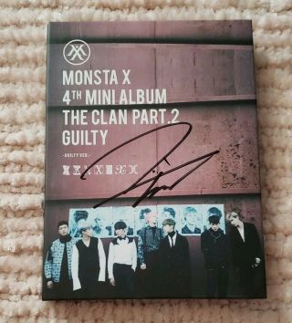 Monsta X The Clan Part 2 Guilty Album [guilty Ver] (jooheon Signed)