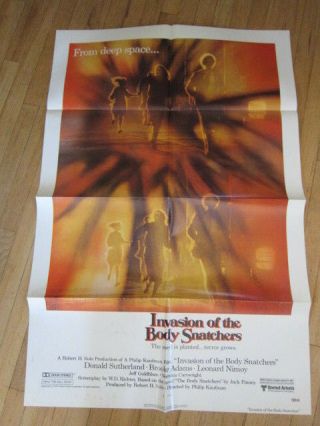 Invasion Of The Body Snatchers Sci Fi Donald Sutherland 