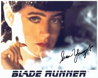 Sean Young Hand - Signed Blade Runner 8x10 - Closeup Smoking A Cigarette