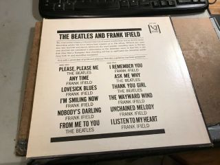 Jolly What The Beatles and Frank Ifield - On Stage vinyl record 2