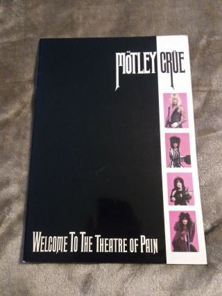 Motley Crue " Theatre Of Pain " Tourbook,  Order Form