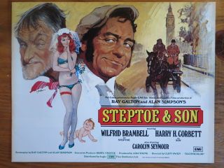 Steptoe And Son 1972 Film Publicity Campaign Book Harry H.  Corbett