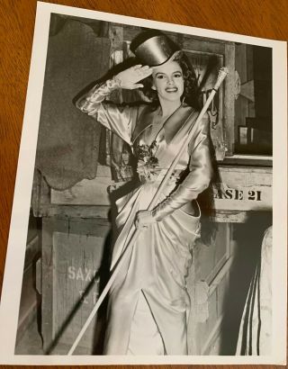 Vtg Print Judy Garland Still 8x10 Photo Babes On Broadway 1941 In Silver Top Hat