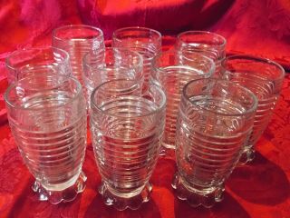 Art Deco Manhattan By Anchor Hocking - 5 Tumblers Or Glasses