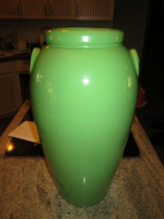 Antique Pottery Floor Vase Sand / Oil Jar 18 " Celan