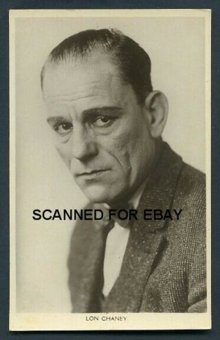 Scarce Lon Chaney Vintage Picturegoer Series 1920s Real Photo Postcard