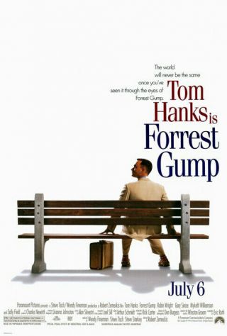 Forrest Gump (1994) Movie Poster - Single - Sided - Rolled