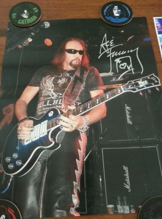 Kiss Ace Frehley signed poster 7