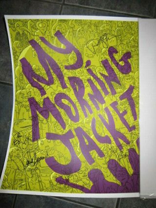 My Morning Jacket Poster 17x23 Autographed