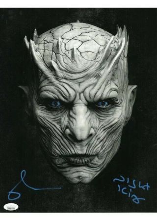 Richard Brake Game Of Thrones Night King Autograph 11x14 Photo Signed Jsa