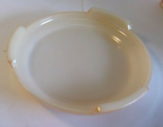 Vintage (early 60 ' s) Peach Lustre Ware Glass Punch Bowl Set - Bowl,  Base 12 cups 3