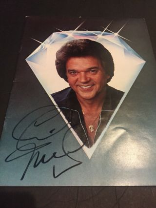 Conway Twitty Autographed Early 1980’s Concert Souvenir Program 20 Pages