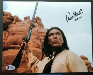 Wes Studi Hot Signed Autographed 8x10 Photo Beckett Bas