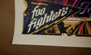 Foo Fighters poster Nashvill,  TN 10/23/17 Tyler Stout numbered xxx/350 5