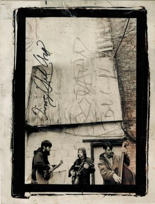 Avett Brothers Autographed Press Photo