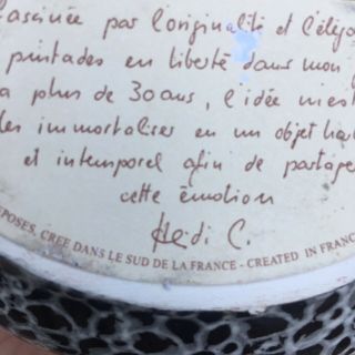 Heidi Caillard French Ceramic Guinea Hen Fowl La Pintade Provence France Potter 7