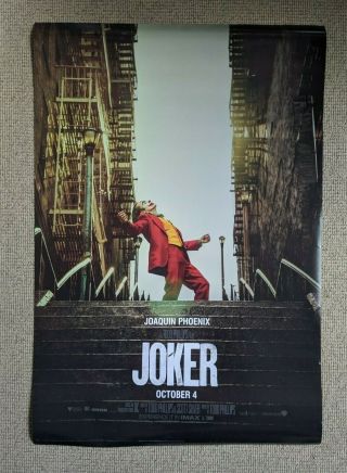 Joker - Movie Poster 27x40 2019 Joaquin Phoenix