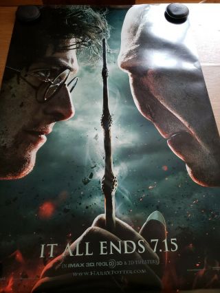 Harry Potter And The Deathly Hallows: Part 2 2011 Ds Movie Poster 27 " X 40 "