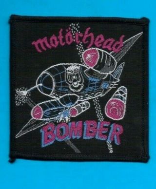 Motorhead Bomber Vintage 1970s Sew On Patch