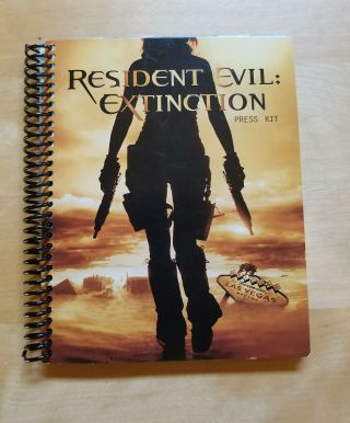 Resident Evil Extinction Movie Cd Press Kit W/ Production Notes Milla Jovovich