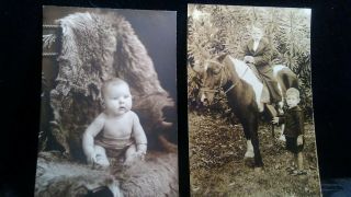 Jack Teagarden,  As A Child - Two Photographs - B&w - Famous Jazz Player