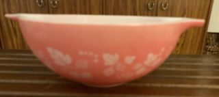 1950 ' s Vintage Pyrex Pink Gooseberry Cinderella Nesting Mixing Bowls 444 442 2