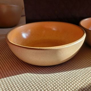 Vintage Mid Century Edith Heath California Pottery 2 Cereal or Soup Bowls Dishes 2