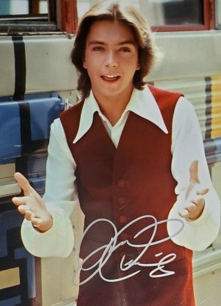 David Cassidy Hand Signed 8x10 Photo W/holo Partridge Family