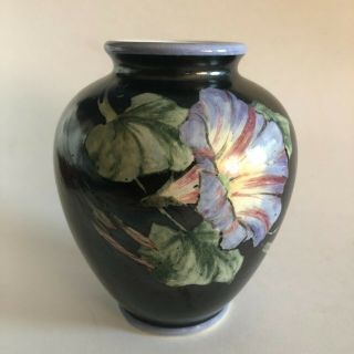 Sbcd Santa Barbara Ceramic Design Small Vase Morning Glory Art Pottery 1983 Ll