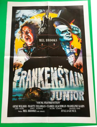 Young Frankenstein - Gene Wilder/marty Feldman - Yugoslav Movie Poster 1975