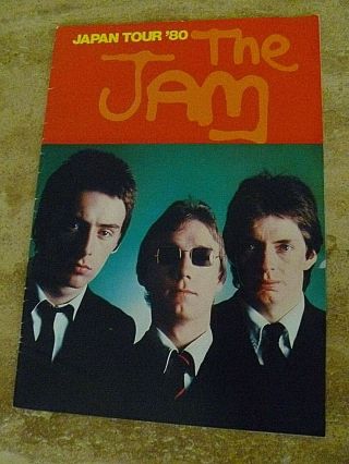 The Jam Rare 1980 Japanese Tour Booklet, .