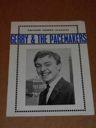 Gerry & Pacemakers 1963 Queens Theatre,  Blackpool Concert Programme (fourmost)