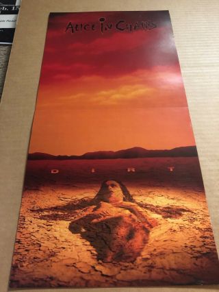 Alice In Chains Poster Flat Dirt Cd Grunge Soundgarden Nirvana Pearl Jam Mudhone