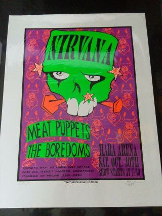 Nirvana Concert Poster A/p