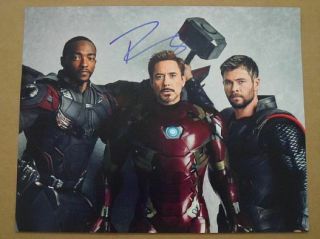 Robert Downey Jr.  8x10 Signed Photo Autographed - " Iron Man "