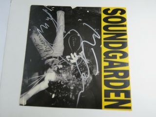 Soundgarden Hand Signed Promotional 