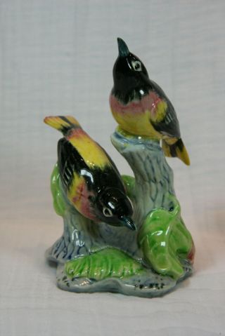 Stangl Pottery Bird Figurine 3402 - D " Double Orioles " A Perfect Mold