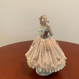 Vintage Dresden ? Lace Lady Figurine