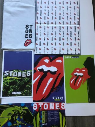 Rolling Stones No Filter 2019 Posters Pasadena Ca