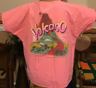 Caribbean Soul Scrub Shirt Volcano Jimmy Buffett Parrothead