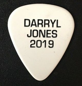 Rolling Stones Darryl Jones concert guitar pick - 2019 No Filter Tour,  Denver,  CO 2