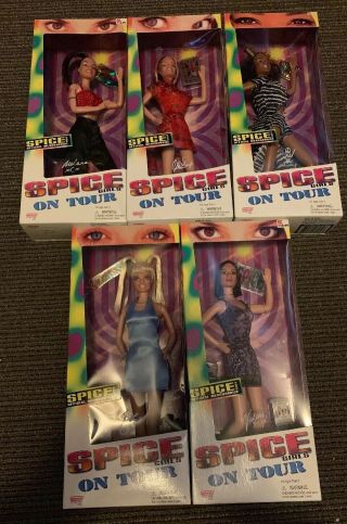 Spice Girls On Tour Dolls - Set Of Five