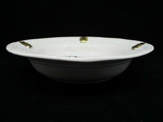 Juliska Acanthus Gold Round Vegetable Bowl - 10 7/8 " X 2 1/4 " 0811h