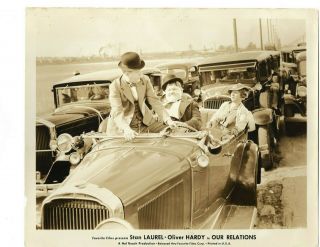 1940s Stan Laurel Oliver Hardy Glamour Stunning Vintage Photo 131